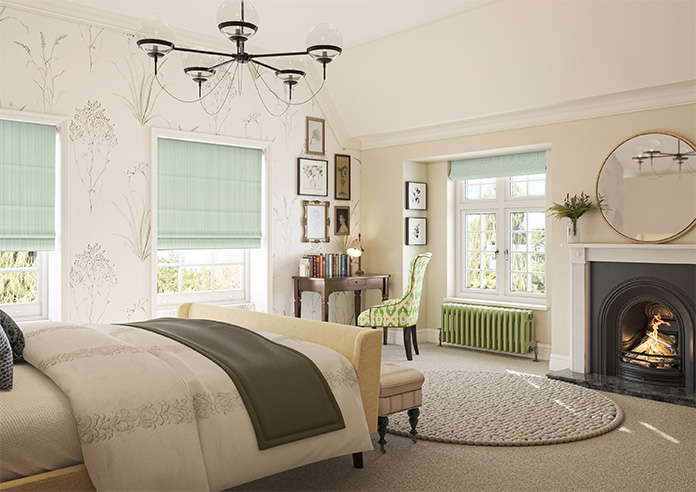 Nautical Stripes, Seagrass - Twist&Fit Roman Blind - Image 6